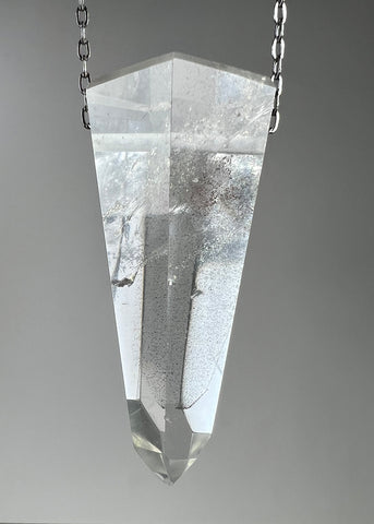 Quartz Crystal with Chlorite Inclusions Necklace