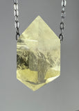 Citrine Quartz Crystal Necklace