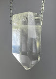 Clear Quartz  Crystal Necklace