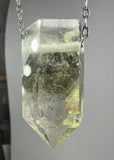 Quartz Crystal with Chlorite Inclusions Necklace