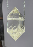 Citrine Quartz Crystal Necklace
