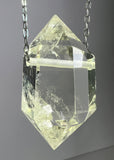 Citrine Quartz Crystal Necklace