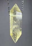 Citrine Quartz Crystal Necklace