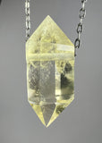 Citrine Quartz Crystal Necklace