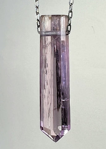 Kunzite Crystal Necklace