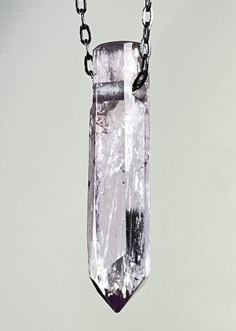 Kunzite Crystal Necklace