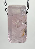 Morganite Crystal Necklace