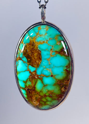 Kingman Arizona Turquoise Pendant