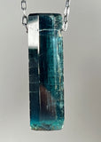 Indicolite Blue Tourmaline Crystal Necklace