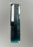 Indicolite Blue Tourmaline Crystal Necklace