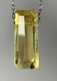 Citrine Quartz Crystal Necklace