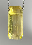 Citrine Quartz Crystal Necklace