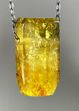 Citrine Quartz  Crystal Necklace