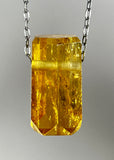 Citrine Quartz  Crystal Necklace