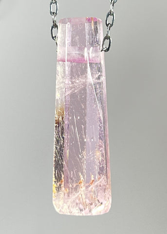 Kunzite Crystal Necklace