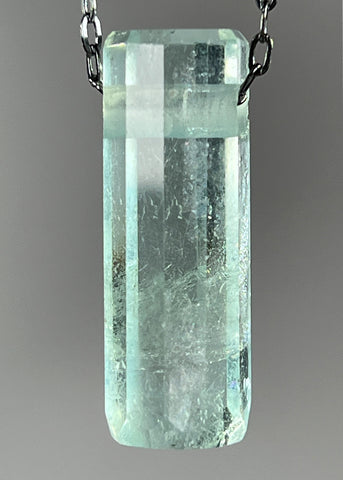 Aquamarine Crystal Necklace