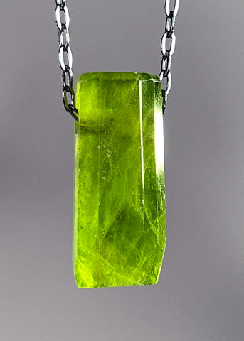 Peridot Crystal Necklace