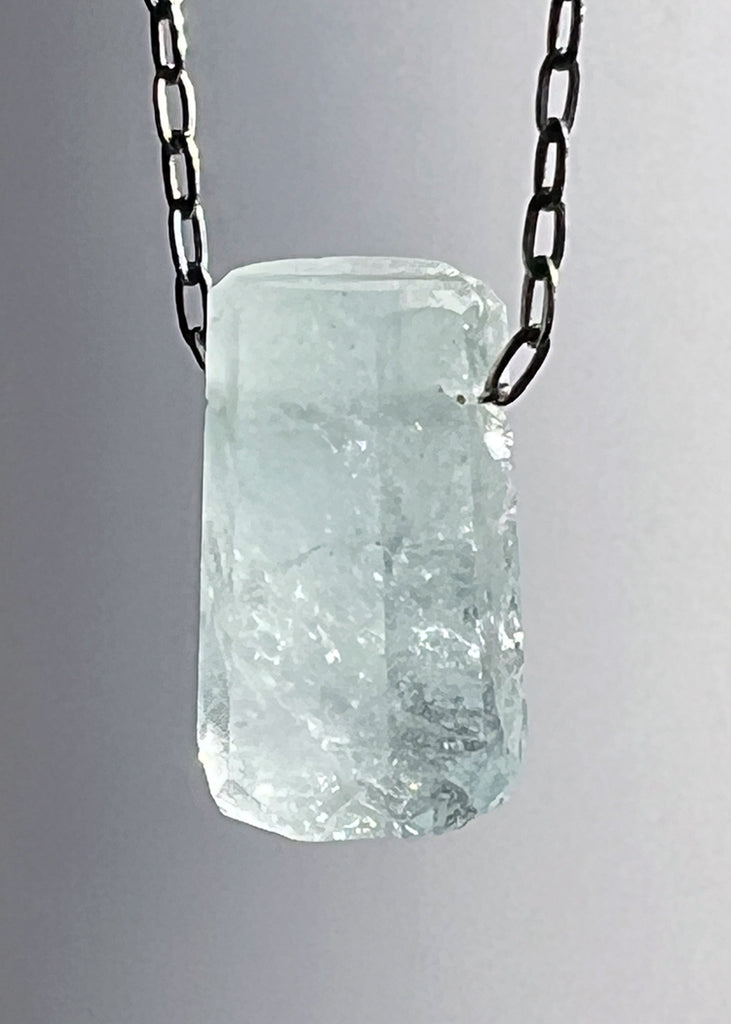 Mineraali Random Natural Aquamarine Pendant Original Blue Gemstone  Necklaces Jewelry Reiki Healing Stone Men Women Fashion Gifts - AliExpress