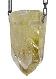 Citrine Quartz Crystal Necklace