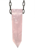 Rose Quartz Crystal Necklace