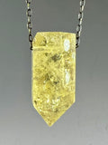 Citrine Quartz Crystal Necklace