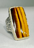 Gold Tiger Eye Ring