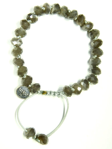 Grey Moonstone Bracelet