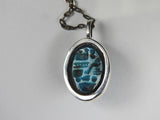 Kingman Arizona Turquoise Carved Sacred Scarab Amulet