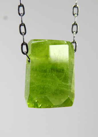 Peridot Crystal Necklace