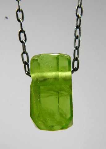 Peridot Crystal Necklace