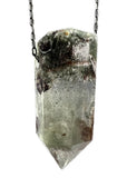Quartz Crystal with Chlorite Inclusions Necklace