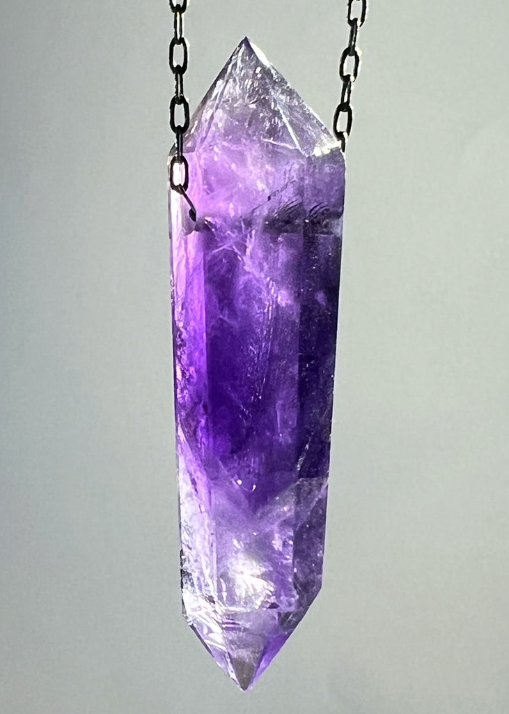 Amethyst Crystal Sphere Necklaces for Healing | Gemisphere AMP5 6001 / 82.19 / 19