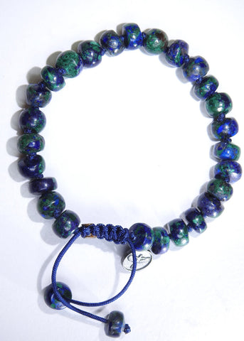 Azurite and Malachite Bracelet
