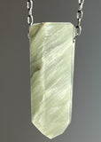 Quartz Crystal Necklace with Amphibole Inclusions