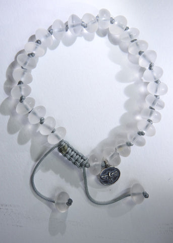 Quartz Crystal Matte Bracelet