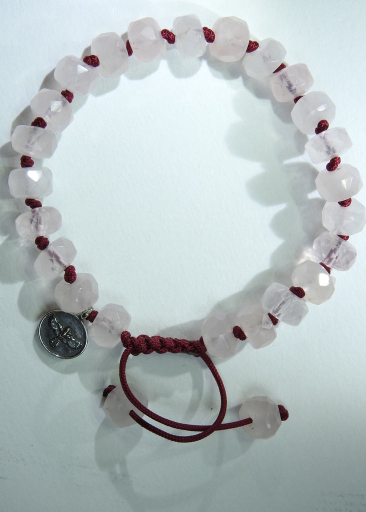 Rose Quartz Crystal Bracelet