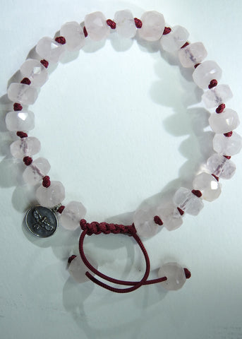 Rose Quartz Crystal Bracelet
