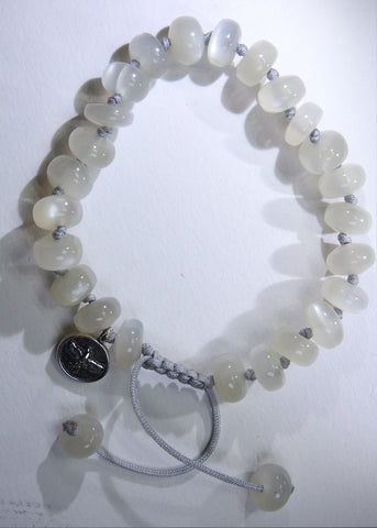 White Moonstone Bracelet