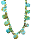 Kingman Arizona Turquoise Vintage Pendant Necklace