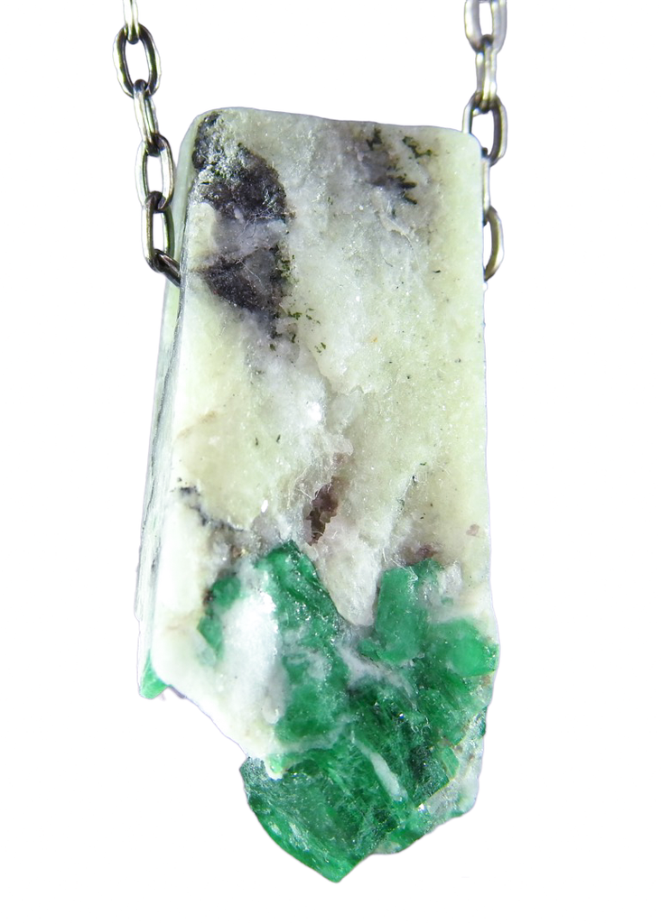 Green Onyx Necklace, Emerald Long Gemstone Necklace, Simple Designer N -  Urban Carats