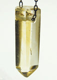 Citrine Quartz Crystal Necklace
