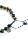 Blue Tigers Eye Bracelet