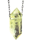 Citrine Quartz Crystal Necklace