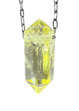 Citrine Quartz Crystal Necklace