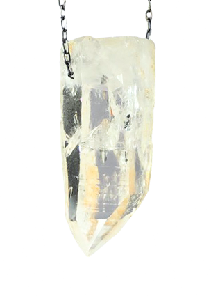 Lemurian Quartz Crystal Necklace