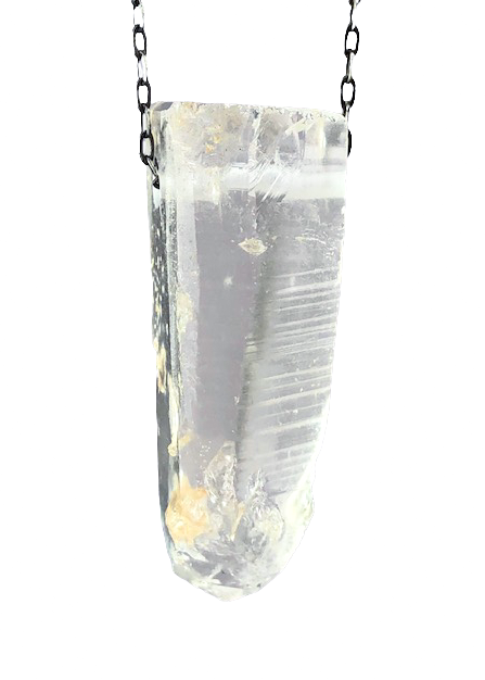 Lemurian Quartz Crystal Necklace