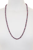 Sapphire Pink and Blue Necklace
