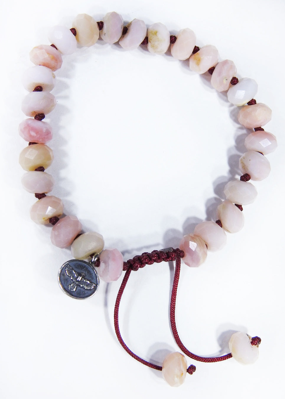 Newport Grand Pink Opal Necklace in 14k Gold (October)