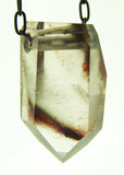 Quartz Crystal with Hematite Inclusions Necklace