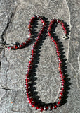 Garnet Red "Love is the Drug - Roxy Music" Necklace